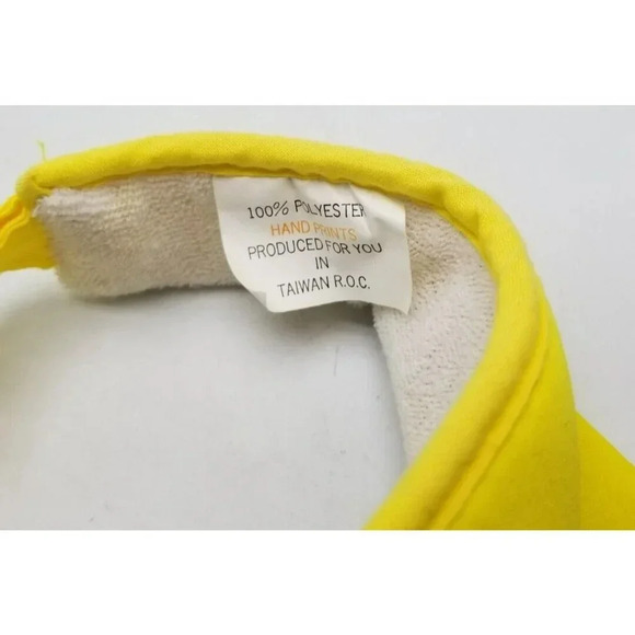 Vintage Royal Caribbean Cruiselines "I'm ShipShape" Yellow Adjustable Visor Hat - Picture 7 of 7